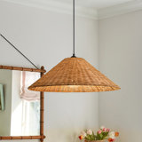 Aalayah 1 - Light Oversized Rattan Pendant