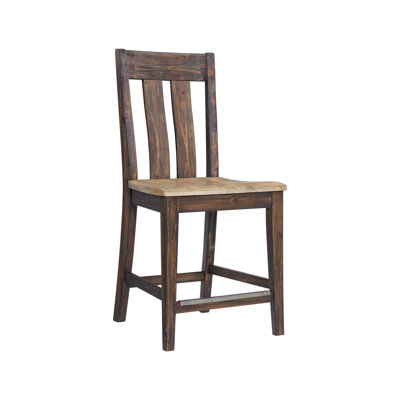 Tabouret de comptoir avec siège en bois Raashid Transitions