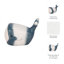 Baleine bleue, bleu / blanc-856768355