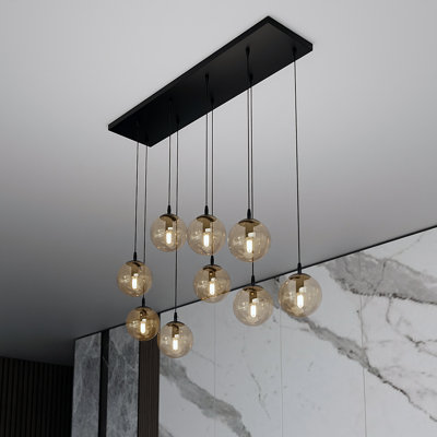 Cadesha 9 - Light Black Pendant