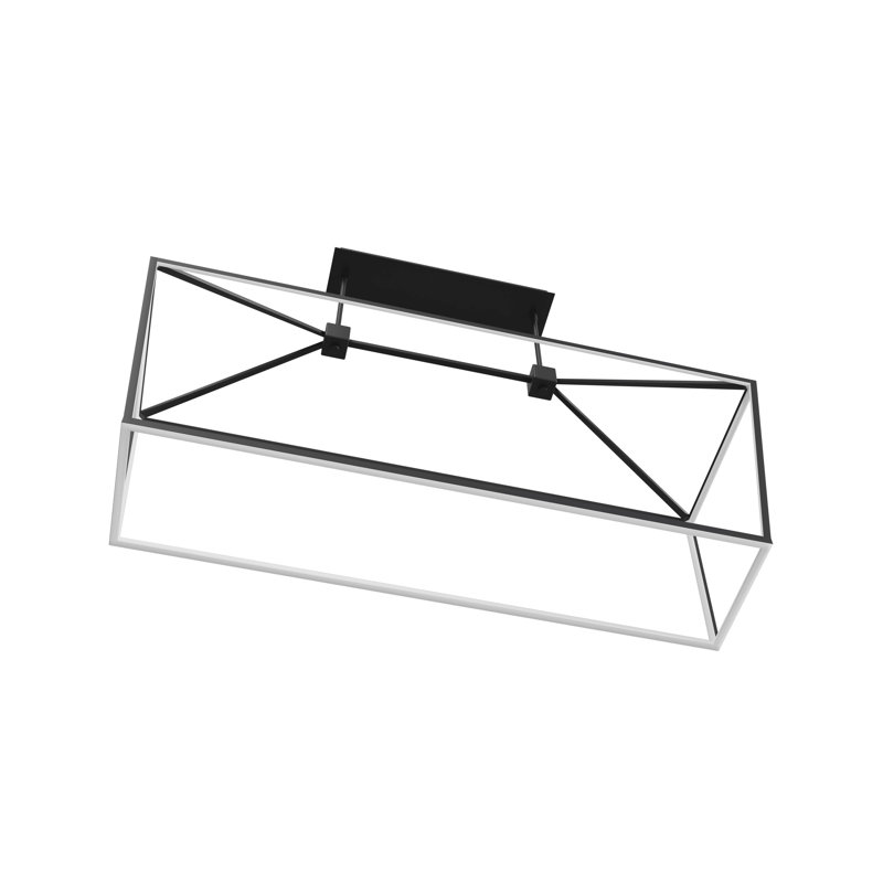 1 - Light LED Pendant, Black