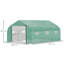 Outsunny Walk-In Polytunnel Greenhouse Galvanised Steel Frame 4.5 x 3 x 2m