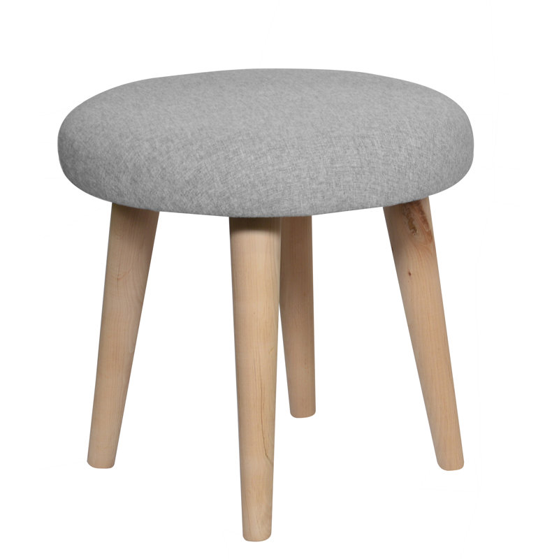 Shetland Vanity Stool, Grey