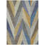 Tapis géométrique intérieur / extérieur lavable à la machine Corbin ACN2265-1963451163