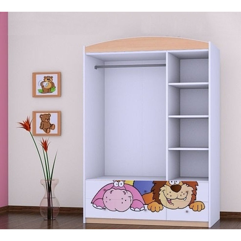 Macaulay 3 Door Wardrobe, Beige