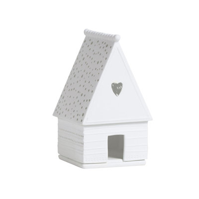 Village House - Gingerbread House Heart - 5.3"