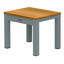 Soho 20" Teak Aluminum Outdoor Dining Bench-260112611
