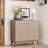Geometric Design Sideboard With Adjustable Shelves