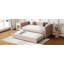 Lit de jour rembourré de style moderne avec lit gigogne, pour les petites chambres d'amis et d'étude-724222346