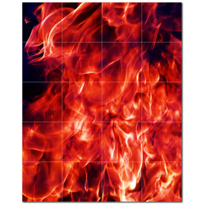 Murale décorative en céramique 4,25 po x 4,25 po