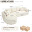 Canapé modulaire 109 po Cloud-1628063245