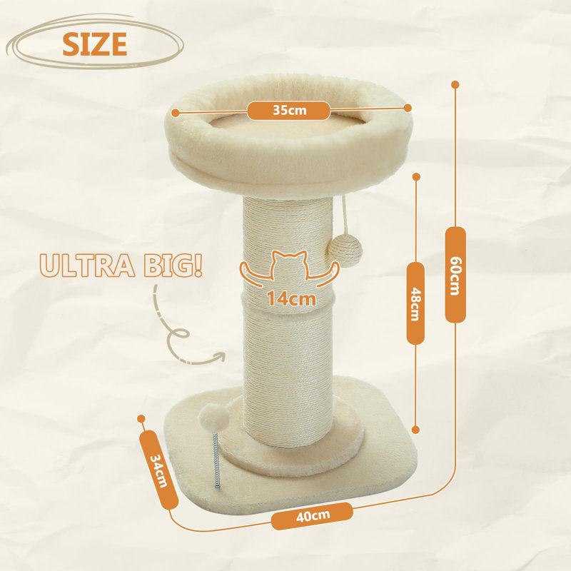 Scratching Post, Beige