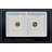 Luxury 33" L x 20" W Double Basin Undermount Kitchen Sink with Basket Strainer-83677487