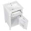 Meuble-lavabo autoportant de 20 po avec lavabo en céramique-161055168