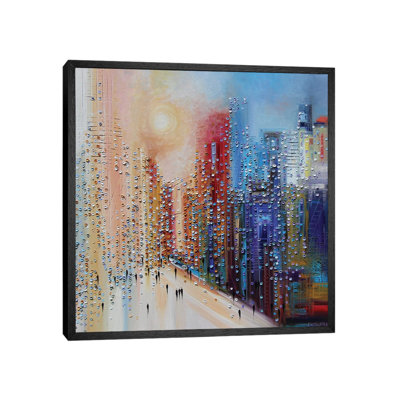 Sunset by Ekaterina Ermilkina - Painting on Canvas