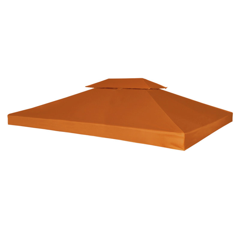 Dakota Fields Plastic Replacement Canopy for Gazebo, Terracotta