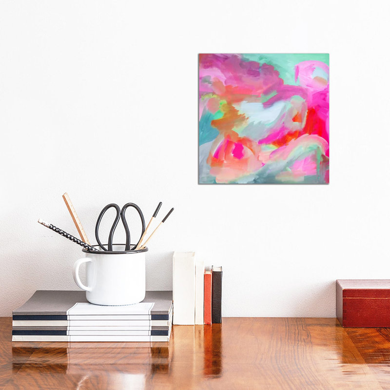 What The Heart Wants by Stephanie Corfee - Wrapped Canvas Painting, 30.48 cm H x 30.48 cm W