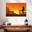 Coucher de soleil Lelar Western Cowboy-107706410