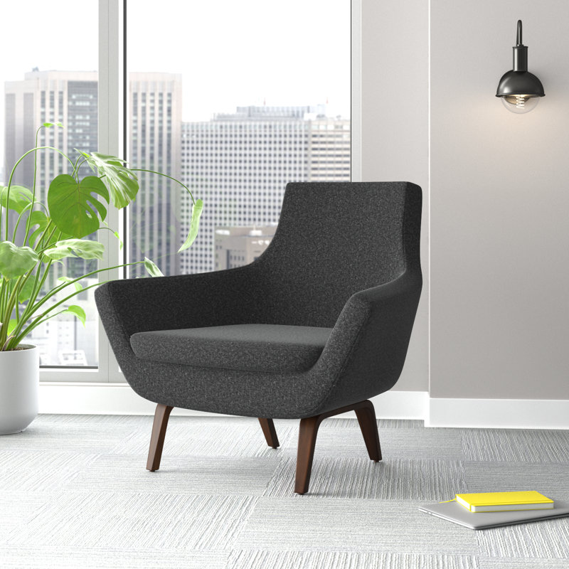 Fauteuil l 31 po Lakewood, Gris foncé