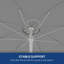 Parasol de plage portatif Outsunny-1538272856