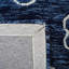 Tapis bleu marine / ivoire Jardin 602-1520368442
