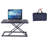  19 in. Black Portable Standing Desk Riser Converter Height Adjustable Travel Laptop Keyboard Raising Workstation-220062965