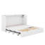 Grand lit escamotable avec tiroir et port USB-193347018