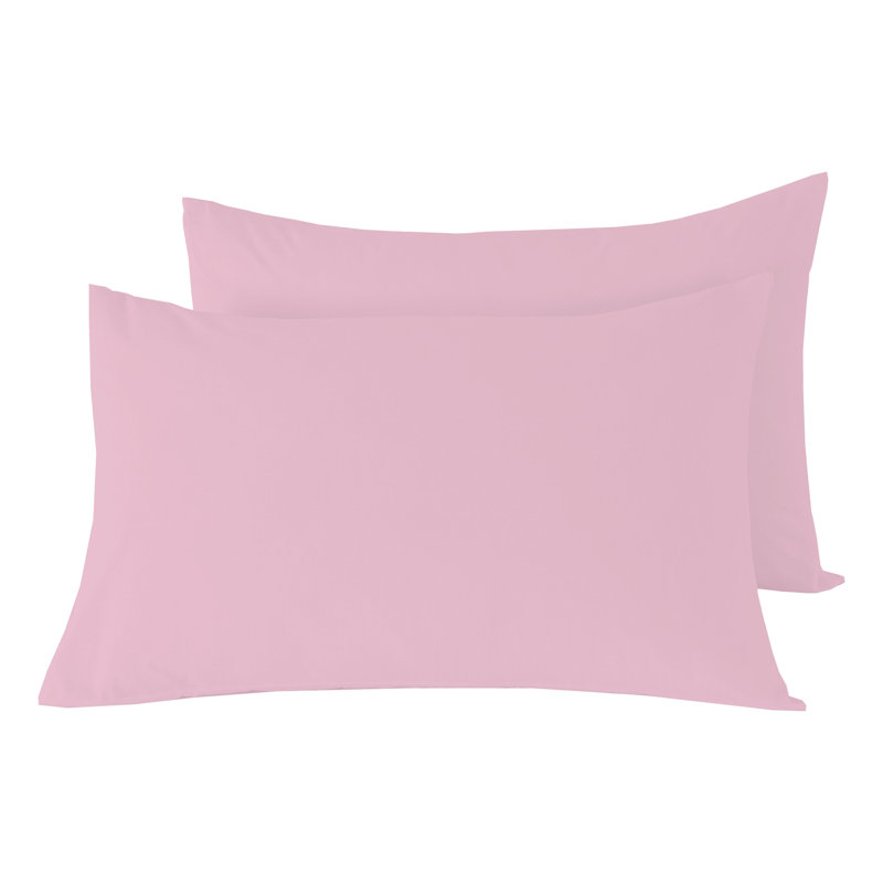 Plain Weave / Muslin Pillow Case, Pink