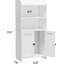 Petite armoire de rangement avec 2 portes-99532151