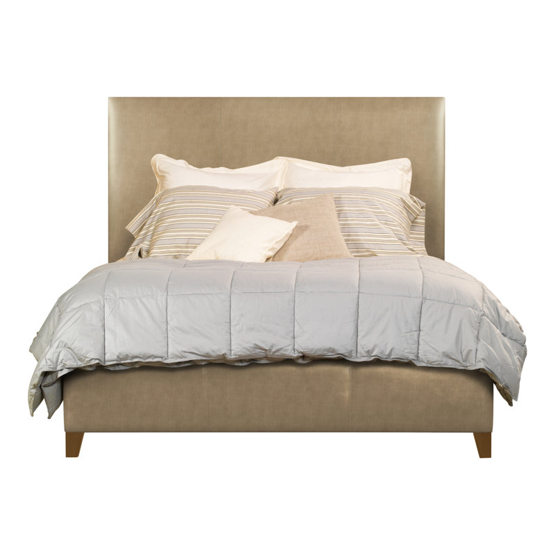 Grace/Griffin Leather Bed, Hampton, Ziggy Dune, Queen