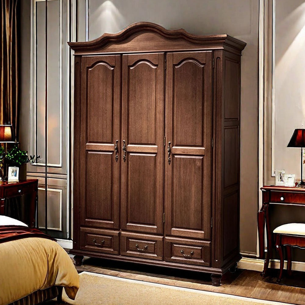 Parttlion American style retro luxury bedroom wardrobe | Wayfair, image size:1000x1000