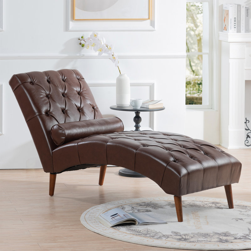 Chaise longue rembourrée