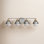 Kyoto 4 Light Seeded Dimmable Vanity Light