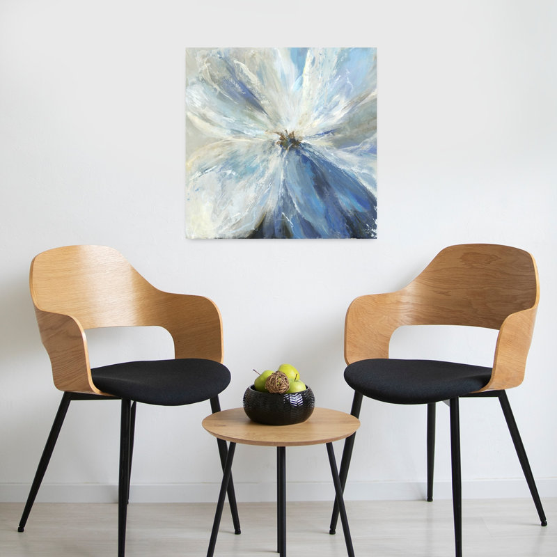 Gigi I, art organique abstrait éthéré, H 24 po x l 24 po