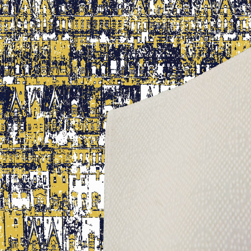 Premium Hall Carpet, 3.3 x 6.6 Feet, 100% Polyester, 0.3 in Pile Height | Antibacterial, Non-Slip Underside, Machine Washable | Elegant 3D Digital Print Design, Perfect for Entryways & Living Rooms