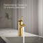 Robinet de lavabo pour salle de bain à poignée simple Elate, 0,5 gal / min-111140664