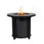 Table ronde avec foyer au propane 30 po et pierres de lave-1791829681