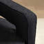 Fauteuil demi-tonneau moderne pivotant avec dossier ouvert-652721203