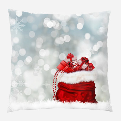 Canvas Outdoor Reversible Throw Pillow