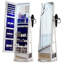 22'' Wide Rotatable Jewellery Armoire with Mirror-88657345