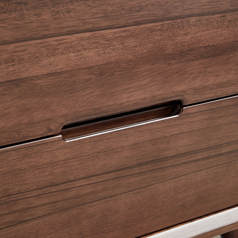 Solid Wood Coat Rack Doubling as Nightstand