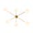 Priella Mid-Century Brass Ellipse Glass Semi-Flush Mount-613010927-624122903