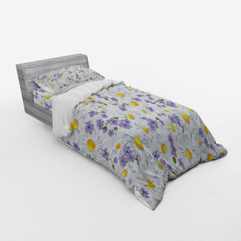 French Country Polyester Floral Duvet Cover, Twin XL Duvet Cover + 2 Additional Pieces