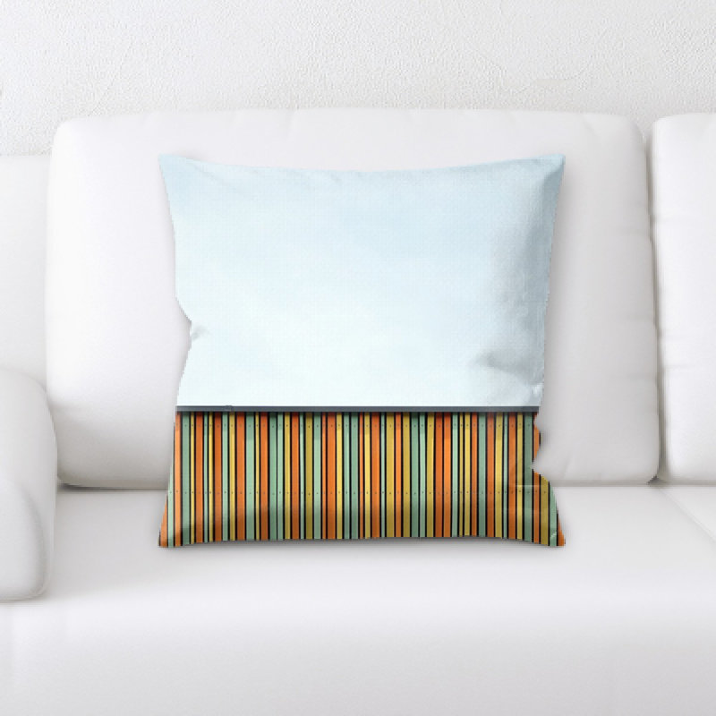 Microsuede Reversible Throw Pillow