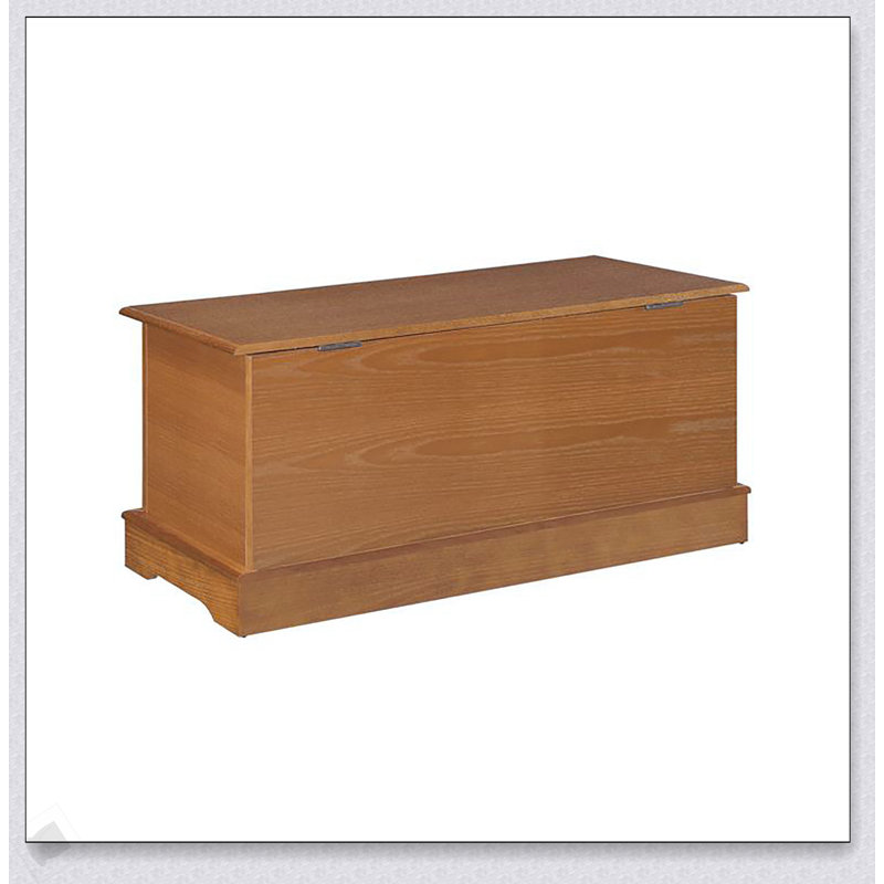 Coffre à miel en cèdre avec rangement spacieux et couvercle verrouillable, parfait pour organiser et protéger vos objets de valeur