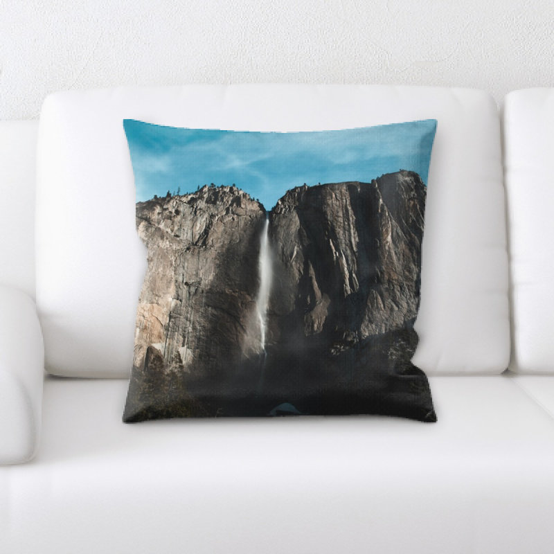 Waterfall Microsuede Reversible Throw Pillow