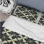Ensemble de housse de couette transitionnel gris et noir Geo Bloom II-109161079