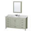 Sheffield 60" Single Bathroom Vanity Set with Mirror-315014078-315014034