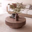 Table basse 39,37 "ronde avec rangement-669504490