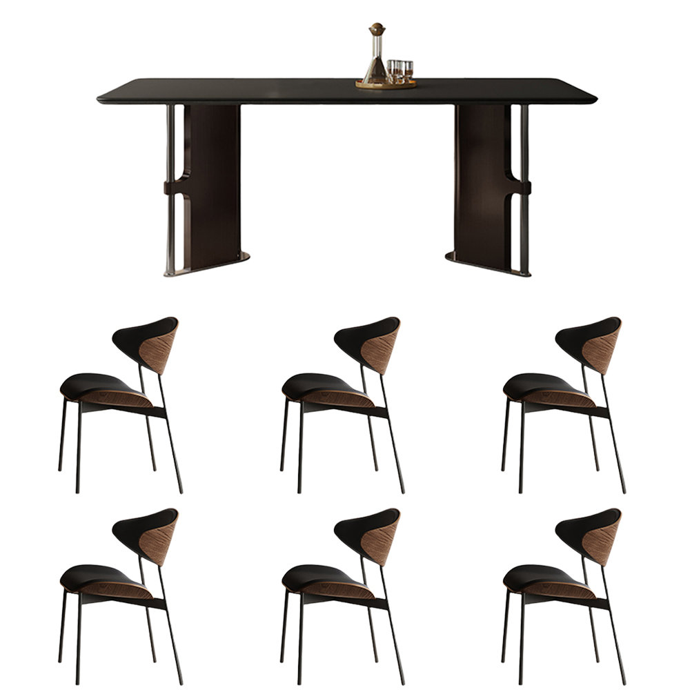 Pakloer European light luxury simple dining table set | Wayfair
